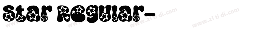 Star Regular字体转换
